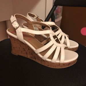 white JellyPop wedges
